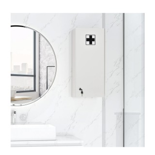 Ξύλινο Ντουλάπι Φαρμακείου 30 x 20 x 70 cm Kleankin 834-339 Ξύλινο Ντουλάπι Φαρμακείου 30 x 20 x 70 cm Kleankin 834-339