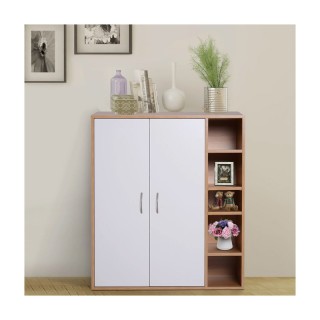 Ξύλινο Ντουλάπι με 2 Πόρτες και 5 Ράφια 80 x 32 x 91 cm HOMCOM 833-588 Ξύλινο Ντουλάπι με 2 Πόρτες και 5 Ράφια 80 x 32 x 91 cm HOMCOM 833-588