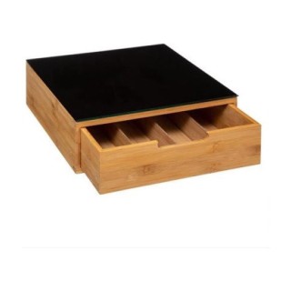 Ξύλινο Συρτάρι - Διοργανωτής από Μπαμπού για 20 - 56 Κάψουλες και Σ...