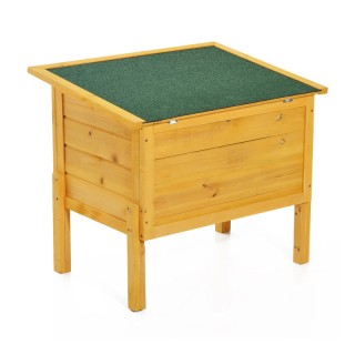 Ξύλινο Σπίτι Γάτας με Ανοιγόμενη Οροφή 70 x 51.5 x 60 cm PawHut D30... Ξύλινο Σπίτι Γάτας με Ανοιγόμενη Οροφή 70 x 51.5 x 60 cm PawHut D30...