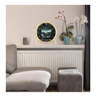Ξύλινο Στρογγυλό Επιτραπέζιο Ρολόι 33 x 7.8 x 30 cm Home Deco Facto... Ξύλινο Στρογγυλό Επιτραπέζιο Ρολόι 33 x 7.8 x 30 cm Home Deco Facto...