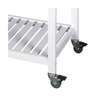 Ξύλινο Τρόλεϊ Κουζίνας με 3 Ράφια και 1 Συρτάρι 84.5 x 61 x 40 cm H... Ξύλινο Τρόλεϊ Κουζίνας με 3 Ράφια και 1 Συρτάρι 84.5 x 61 x 40 cm H...