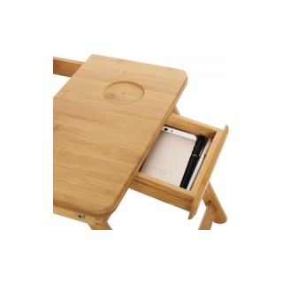 Ξύλινο Βοηθητικό Πτυσσόμενο Τραπέζι Πολλαπλών Χρήσεων με Βάση για L...