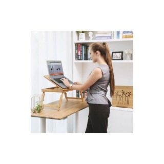 Ξύλινο Βοηθητικό Πτυσσόμενο Τραπέζι Πολλαπλών Χρήσεων με Βάση για L... Ξύλινο Βοηθητικό Πτυσσόμενο Τραπέζι Πολλαπλών Χρήσεων με Βάση για L...