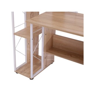 Ξύλινο Γραφείο με Θέση για Υπολογιστή 133 x 55 x 123 cm HOMCOM 920-016 Ξύλινο Γραφείο με Θέση για Υπολογιστή 133 x 55 x 123 cm HOMCOM 920-016