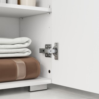 kleankin Ντουλάπι μπάνιου MDF με συρτάρι και ντουλάπι με ρυθμιζόμεν... kleankin Ντουλάπι μπάνιου MDF με συρτάρι και ντουλάπι με ρυθμιζόμεν...