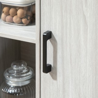 HOMCOM Μοντέρνος Ξύλινος Μπουφές με 2 Ντουλάπες και Ράφια, 100x34x8... HOMCOM Μοντέρνος Ξύλινος Μπουφές με 2 Ντουλάπες και Ράφια, 100x34x8...