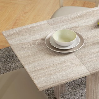 Τραπέζι με φύλλα HOMCOM για 4 άτομα max, αδιάβροχο και ανθεκτικό στ... Τραπέζι με φύλλα HOMCOM για 4 άτομα max, αδιάβροχο και ανθεκτικό στ...