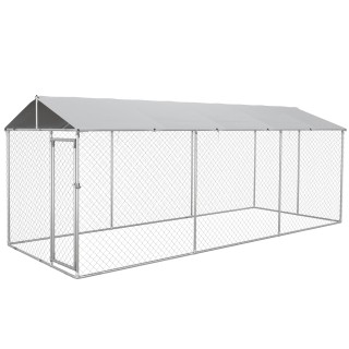 PawHut Outdoor Dog Kennel με αδιάβροχη οροφή από ύφασμα και ατσάλι ... PawHut Outdoor Dog Kennel με αδιάβροχη οροφή από ύφασμα και ατσάλι ...