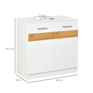 Ντουλάπι Νιπτήρα 60 x 30 x 60.5 cm Kleankin 834-337 Ντουλάπι Νιπτήρα 60 x 30 x 60.5 cm Kleankin 834-337