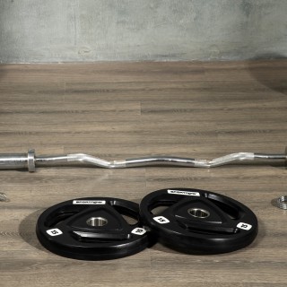 SPORTNOW Σετ 2 δίσκων βάρους 15 κιλών από ατσάλι με επίστρωση καουτ... SPORTNOW Σετ 2 δίσκων βάρους 15 κιλών από ατσάλι με επίστρωση καουτ...