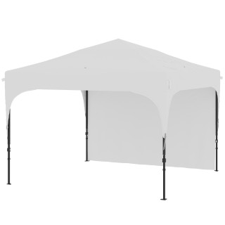 Outsunny Garden Gazebo 3x3 m με ρυθμιζόμενο ύψος σε 3 επίπεδα, από ...