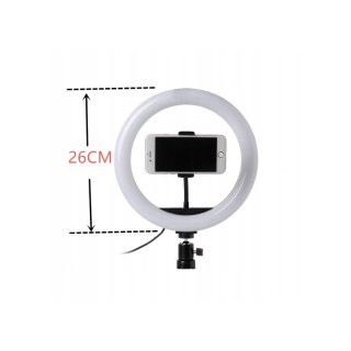 LED Φωτιστικό Δαχτυλίδι 26 cm με Βάση Στήριξης Τηλεφώνου SPM F-260