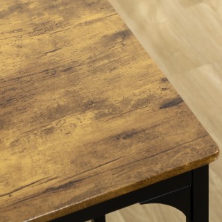 Σετ μπαρ HOMCOM 5 τεμαχίων με ψηλό τραπέζι και 4 σκαμπό σε βιομηχαν... Σετ μπαρ HOMCOM 5 τεμαχίων με ψηλό τραπέζι και 4 σκαμπό σε βιομηχαν...