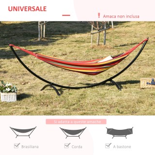 Μεταλλική Βάση Στήριξης Αιώρας 300 x 90 x 100 cm Outsunny 84A-166 Μεταλλική Βάση Στήριξης Αιώρας 300 x 90 x 100 cm Outsunny 84A-166