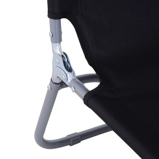 Outsunny πτυσσόμενη ξαπλώστρα κήπου από μέταλλο και ύφασμα Oxford, ... Outsunny πτυσσόμενη ξαπλώστρα κήπου από μέταλλο και ύφασμα Oxford, ...