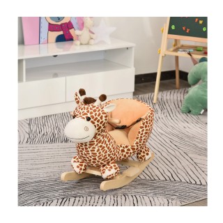 Λούτρινη Κουνιστή Καμηλοπάρδαλη με Μουσική και Ξύλινη Βάση HOMCOM 3... Λούτρινη Κουνιστή Καμηλοπάρδαλη με Μουσική και Ξύλινη Βάση HOMCOM 3...