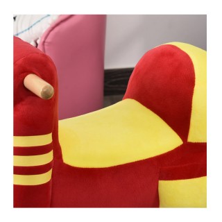 Λούτρινη Κουνιστή Μηχανή με Μουσική και Ξύλινη Βάση HOMCOM 330-107 Λούτρινη Κουνιστή Μηχανή με Μουσική και Ξύλινη Βάση HOMCOM 330-107