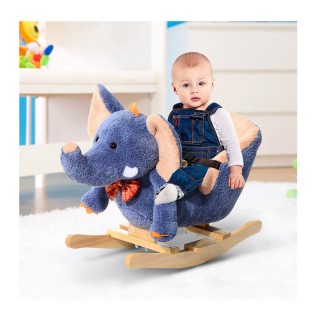 Λούτρινος Κουνιστός Ελέφαντας με Μουσική και Ξύλινη Βάση HOMCOM 330... Λούτρινος Κουνιστός Ελέφαντας με Μουσική και Ξύλινη Βάση HOMCOM 330...