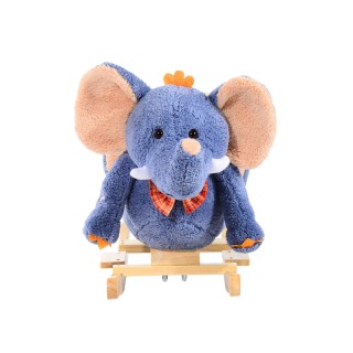 Λούτρινος Κουνιστός Ελέφαντας με Μουσική και Ξύλινη Βάση HOMCOM 330... Λούτρινος Κουνιστός Ελέφαντας με Μουσική και Ξύλινη Βάση HOMCOM 330...