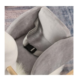 Λούτρινος Κουνιστός Κύκνος με Μουσική και Ξύλινη Βάση HOMCOM 330-106 Λούτρινος Κουνιστός Κύκνος με Μουσική και Ξύλινη Βάση HOMCOM 330-106