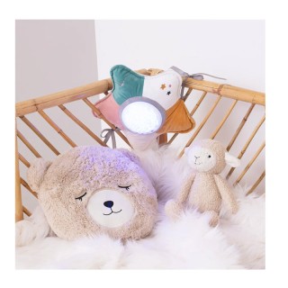 Λούτρινος Παιδικός LED Προτζέκτορας Αστέρι με Ήχους 25 x 7 x 25 cm ...