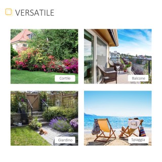 Outsunny Πτυσσόμενη ξαπλώστρα σε μαύρο PE Rattan με λευκό στρώμα κρ... Outsunny Πτυσσόμενη ξαπλώστρα σε μαύρο PE Rattan με λευκό στρώμα κρ...