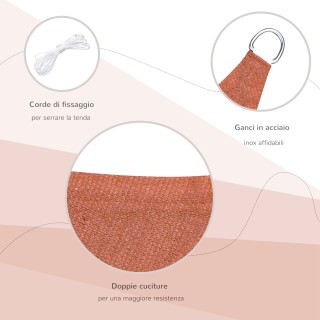 Outsunny ορθογώνιο πανί τέντας 4x6 m ανθεκτικό στην υπεριώδη ακτινο... Outsunny ορθογώνιο πανί τέντας 4x6 m ανθεκτικό στην υπεριώδη ακτινο...