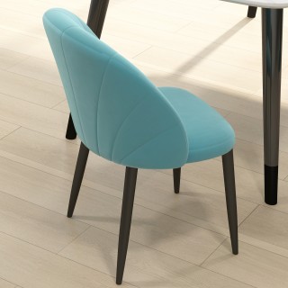 HOMCOM Σετ 2 καρέκλες σαλονιού και τραπεζαρίας με επένδυση, σε μετα... HOMCOM Σετ 2 καρέκλες σαλονιού και τραπεζαρίας με επένδυση, σε μετα...