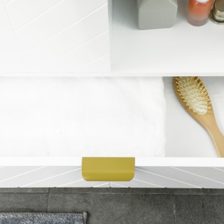 kleankin Μοντέρνο Ντουλάπι Μπάνιου με Ντουλάπι, Συρτάρι και Ρυθμιζό... kleankin Μοντέρνο Ντουλάπι Μπάνιου με Ντουλάπι, Συρτάρι και Ρυθμιζό...