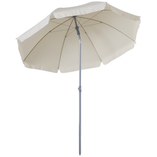 Outsunny Outsunny, Κήπος, Βεράντα Φορητή ομπρέλα Φ220cm με Κρεμ Λευ... Outsunny Outsunny, Κήπος, Βεράντα Φορητή ομπρέλα Φ220cm με Κρεμ Λευ...