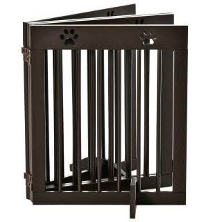 PawHut Folding Small Dog Gate, σε ξύλο πεύκου, 204x30x61 cm, καφέ D... PawHut Folding Small Dog Gate, σε ξύλο πεύκου, 204x30x61 cm, καφέ D...