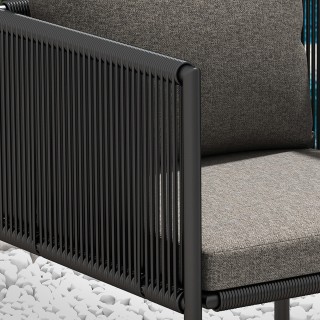 Outsunny σετ κήπου 3 τεμαχίων από μπαστούνι με 2 καρέκλες 50x51,5x6...