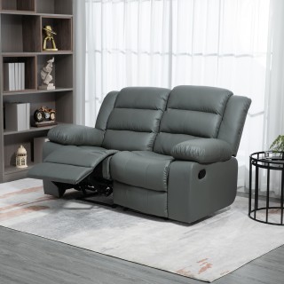 HOMCOM 2θέσιο ανάκλιντρο και ταπετσαρία καναπέ με χωριστή πλάτη και... HOMCOM 2θέσιο ανάκλιντρο και ταπετσαρία καναπέ με χωριστή πλάτη και...