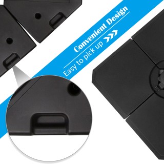 Βάση ομπρέλας Outsunny 4 τεμαχίων με δυνατότητα πλήρωσης με νερό ή ... Βάση ομπρέλας Outsunny 4 τεμαχίων με δυνατότητα πλήρωσης με νερό ή ...