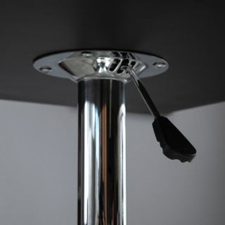 Τετράγωνο Τραπέζι για Μπαρ, Σαλόνι, Κουζίνα με Ρυθμιζόμενο Ύψος 60 ...