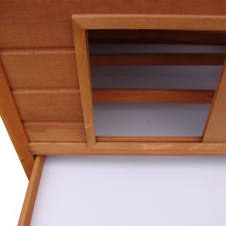 PawHut Garden Chicken Coop Κλουβί κοτόπουλου σε έλατο, ξύλο και πρά...