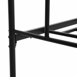 HOMCOM Σκελετός κρεβατιού μονό από ατσάλι με ενσωματωμένα πηχάκια, ...