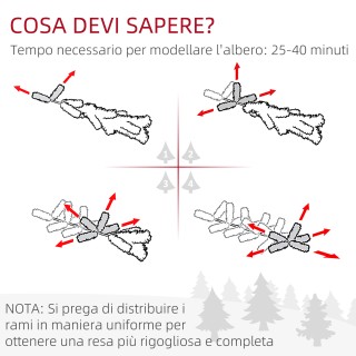 Τεχνητό Χριστουγεννιάτικο Δέντρο 180 cm με 800 Κλαδιά HOMCOM 830-72... Τεχνητό Χριστουγεννιάτικο Δέντρο 180 cm με 800 Κλαδιά HOMCOM 830-72...