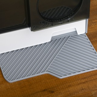 PawHut Κλειστό κουτί απορριμάτων γατών με αφαιρούμενο δίσκο, περιλα... PawHut Κλειστό κουτί απορριμάτων γατών με αφαιρούμενο δίσκο, περιλα...