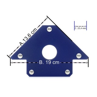 Μαγνητική Γωνία Συγκράτησης Μετάλλων για Ηλεκτροσυγκόλληση έως 34.5... Μαγνητική Γωνία Συγκράτησης Μετάλλων για Ηλεκτροσυγκόλληση έως 34.5...