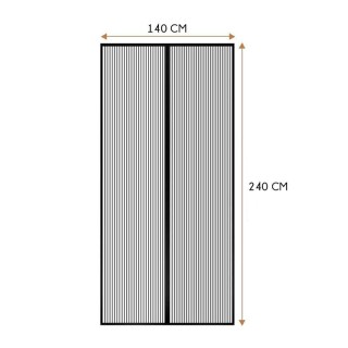 Μαγνητική Σίτα Πόρτας 140 x 240 cm Bakaji 02828341 Μαγνητική Σίτα Πόρτας 140 x 240 cm Bakaji 02828341