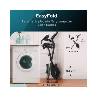 Μαγνητικό Αναδιπλούμενο Ποδήλατο Γυμναστικής Cecotec DrumFit X-Bike...