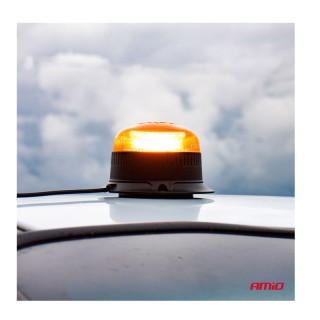 Μαγνητικός LED Φάρος W21ml R65 R10 18LED 12 / 24V IP56 AMiO 02924