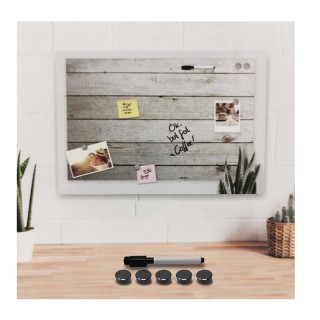 Μαγνητικός Πίνακας Ανακοινώσεων Fence 60 x 40 x 2 cm Bakaji 02839866