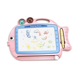 Μαγνητικός Πίνακας Ζωγραφικής 42.5 x 30 cm Χρώματος Ροζ Bakaji 8057... Μαγνητικός Πίνακας Ζωγραφικής 42.5 x 30 cm Χρώματος Ροζ Bakaji 8057...