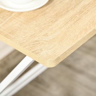 HOMCOM Πτυσσόμενο γραφείο εξοικονόμησης χώρου με ράφι, 81,5x70x84 c... HOMCOM Πτυσσόμενο γραφείο εξοικονόμησης χώρου με ράφι, 81,5x70x84 c...