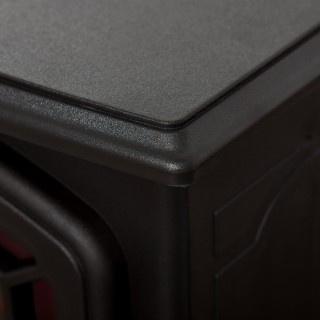 HOMCOM Ηλεκτρικό τζάκι με εφέ φλόγας, ρυθμιζόμενη κάλυψη θερμοκρασί...