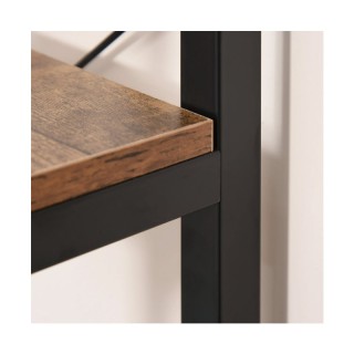 Μεταλλική Βιβλιοθήκη με 6 Ράφια 80 x 30 x 180 cm HOMCOM 836-279 Μεταλλική Βιβλιοθήκη με 6 Ράφια 80 x 30 x 180 cm HOMCOM 836-279