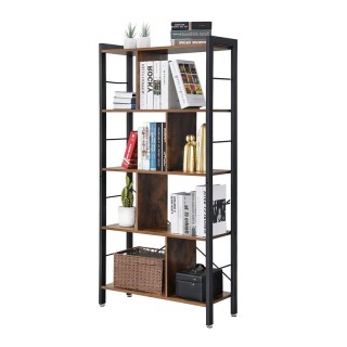 Μεταλλική Βιβλιοθήκη με 4 Ράφια 74 x 30 x 154.5 cm VASAGLE LBC12BX Μεταλλική Βιβλιοθήκη με 4 Ράφια 74 x 30 x 154.5 cm VASAGLE LBC12BX